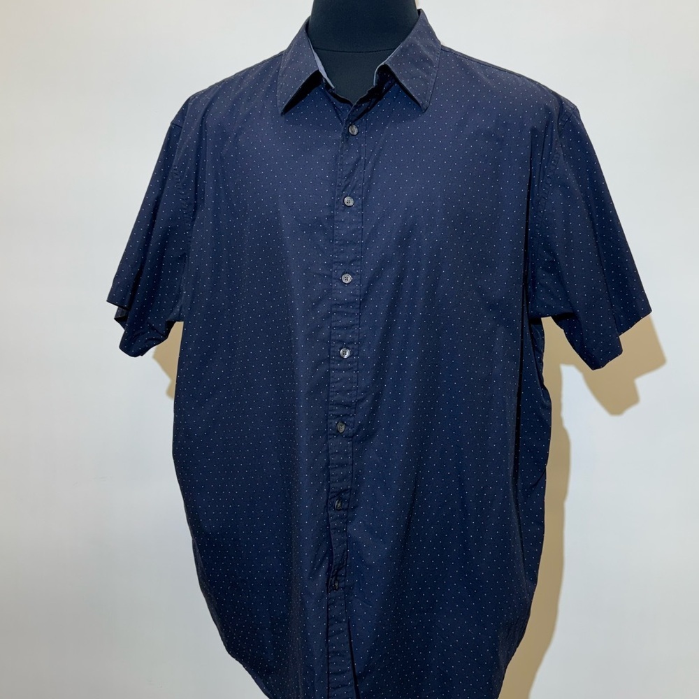 Michael Kors Dark Blue Button Down Shirt